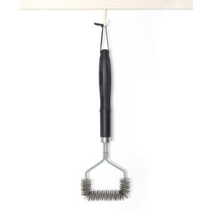 Long Handle Grill Brush with Hanging Hook Stainless Steel BBQ Grill Cleaner
