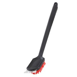 Nylon Grill Brush with Scraper Non Scratch BBQ Grill Cleaner for Coated Grates