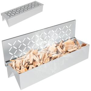 Smoker Box V-shape for Charcoal & Propane Gas Grill