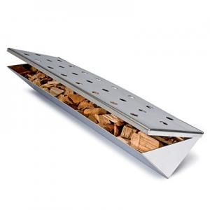 V-Shaped Heavy Duty Stainless Steel Smoker Box