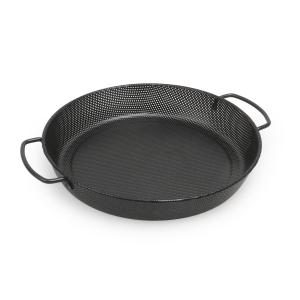 Round Non-Stick Mesh Grill Basket with Handles